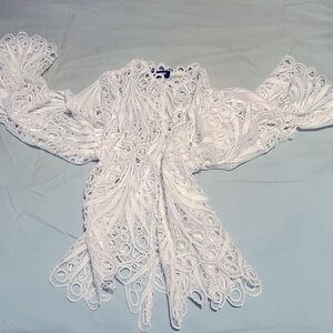 White lace top